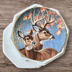 Deer Wildlife Decorative Plate